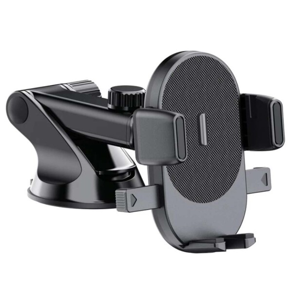 Soporte Celular Auto Ventosa MiCell Sopapa Brazo Extensible Color Negro