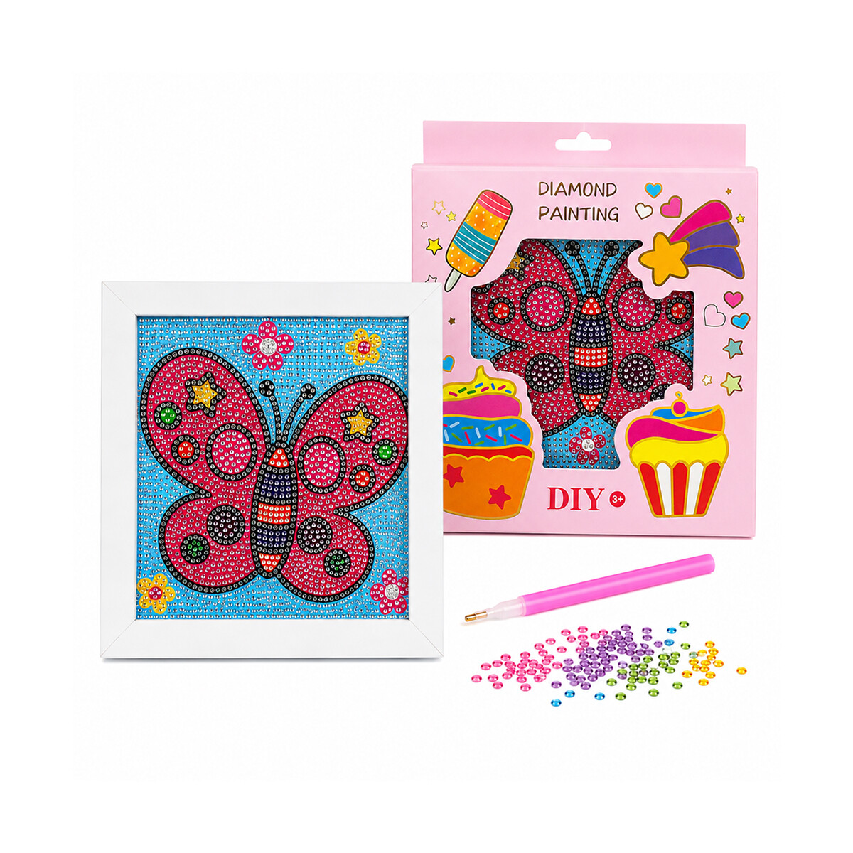 Set creativo Diamond Painting - Mariposa 