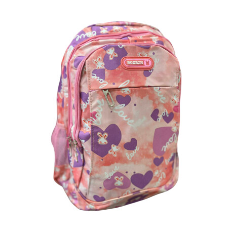 Mochila estampada rosa Mochila estampada rosa