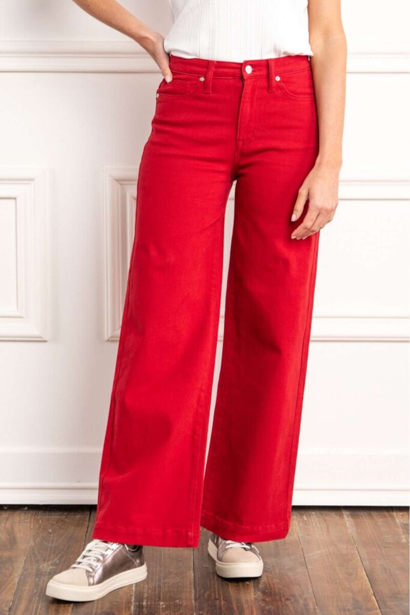 Jean Wide - Rojo 