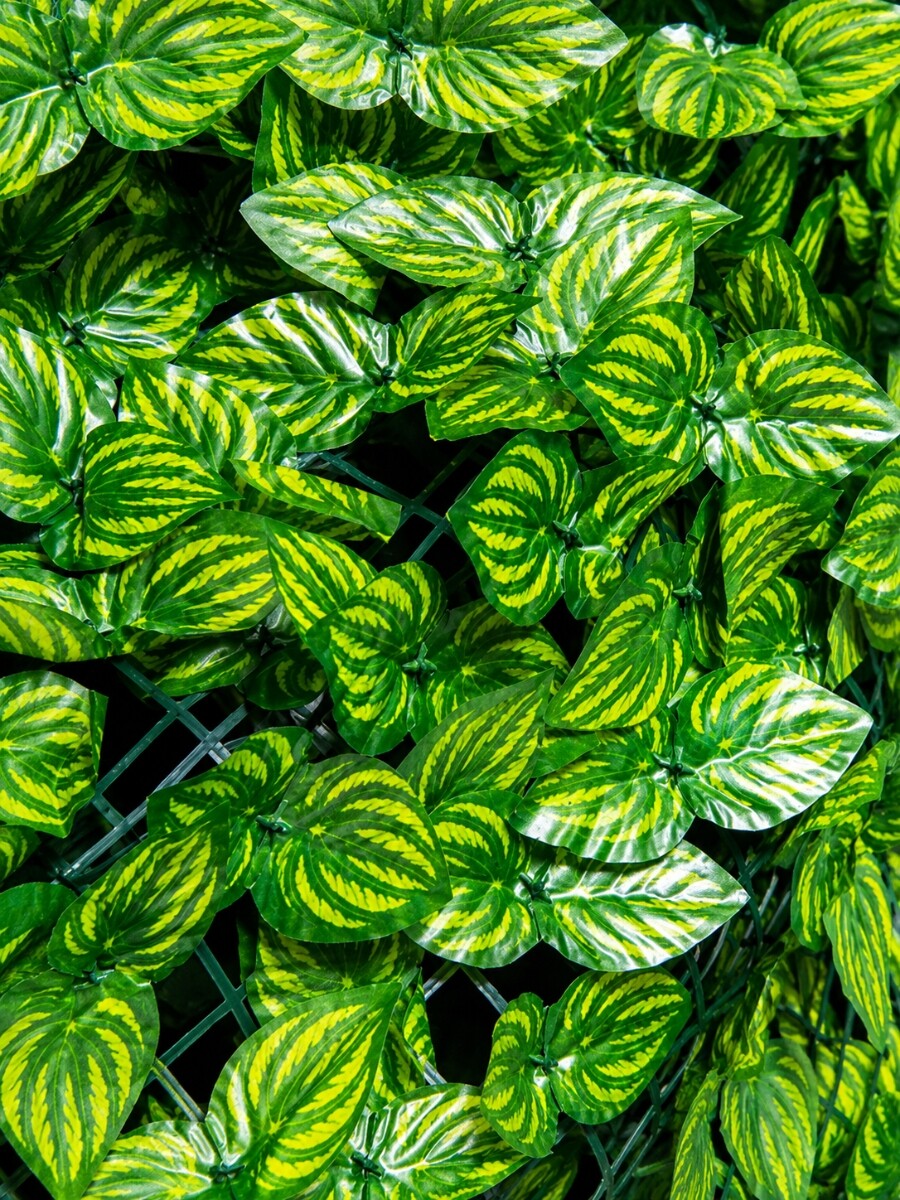 CERCO DE HOJAS ARTIFICIAL - verde 