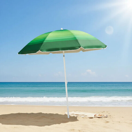 Sombrilla Playa Fashion MOR 1,80 M FPS 70 Protección UV Verde