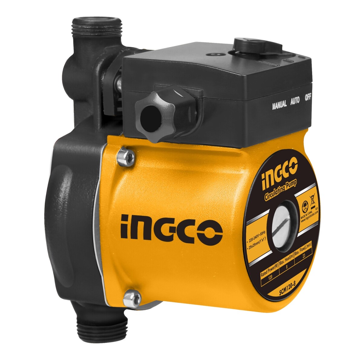 Bomba elevadora de presión Ingco 900gr 120w 23 L/Min 