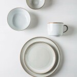 PLATO DE MESA CERAMICA GRIS ORGANIC D25CM PLATO DE MESA CERAMICA GRIS ORGANIC D25CM
