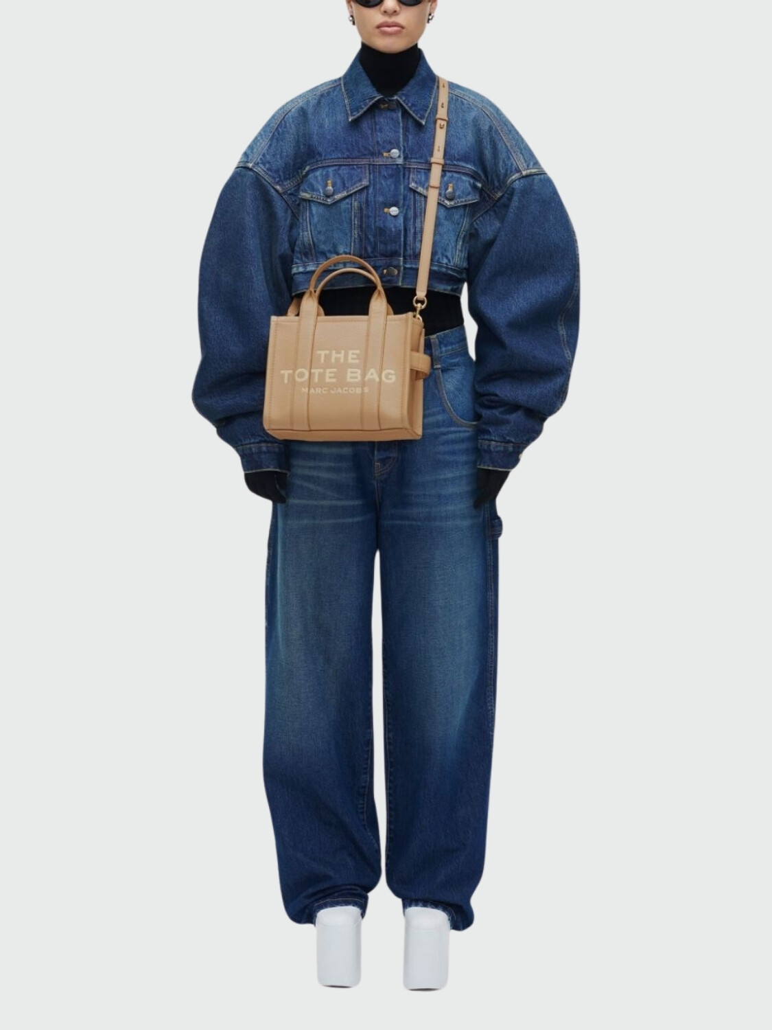 MARC JACOBS - THE LEATHER SMALL TOTE BAG 0