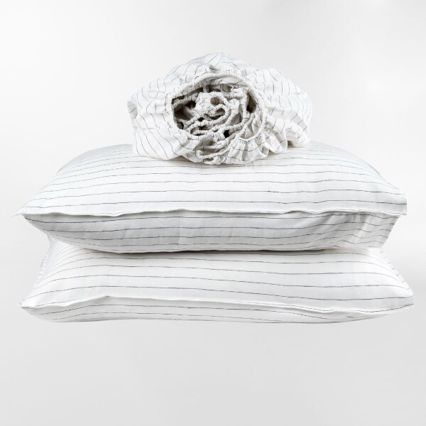 FUNDA DE DUVET FRENCH FLAX LINEN BLANCO - SUPER KING