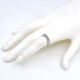 Anillo Medio Sin Fin En Oro Blanco, Brillantes Y Zafiros Anillo Medio Sin Fin En Oro Blanco, Brillantes Y Zafiros
