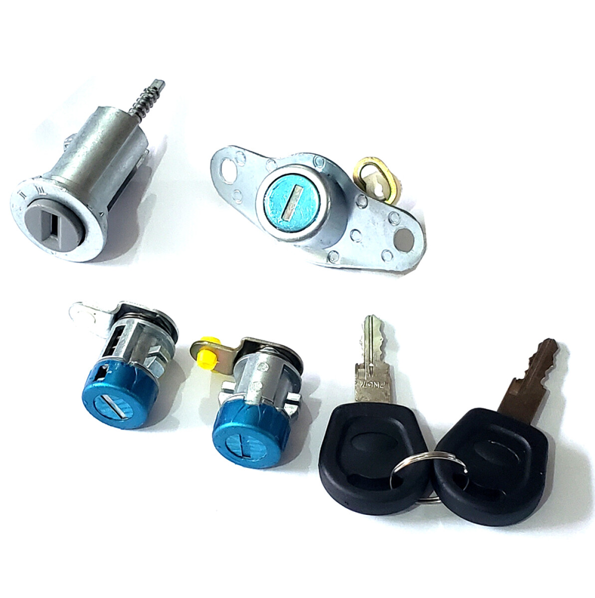 CERRADURAS Y PARTES CHERY KIT CILINDROS PUERTA C/LLAVE Y ARRANQUE QQ - 