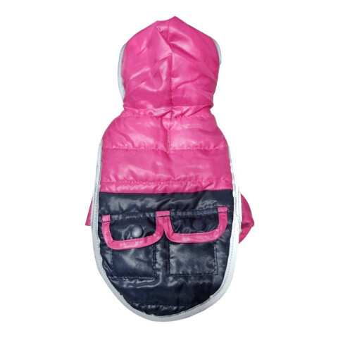 Abrigo Capa Polar Perro Buzo Para Mascotas Pequeñas Variante Color Rosa Talla XXS