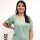 Blusa Da.M/C Lino C/Bot. Verde Claro