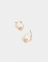 Aros Argollas Con strass Argollas Con Strass - Dorado