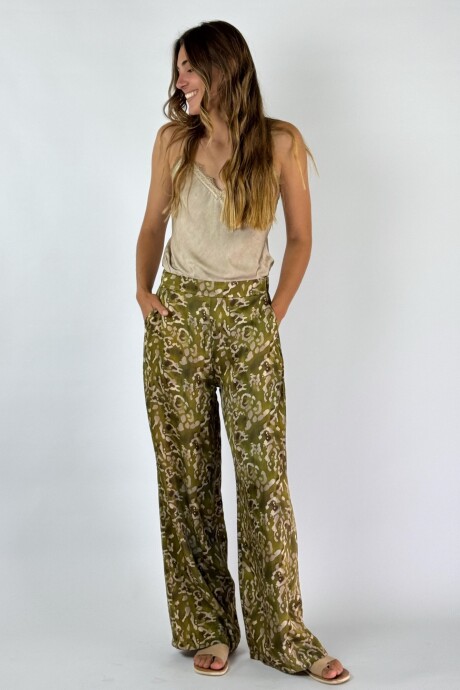 PANTALON NUCCIA Pistacho