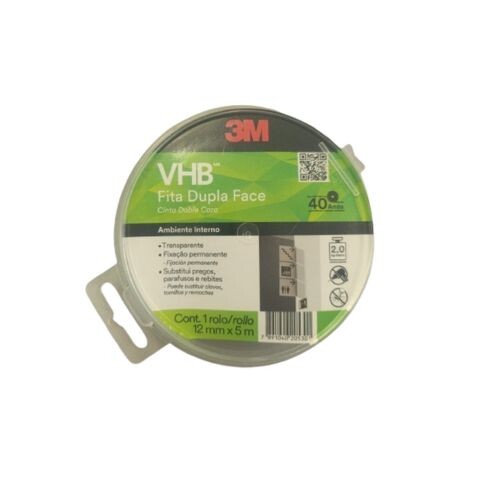 CINTA DOBLE FAZ VHB4910 12MM X 5M - 3M CINTA DOBLE FAZ VHB4910 12MM X 5M - 3M