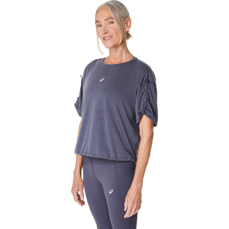 Polo Running Nagino Run Adjustable SS Top Mujer Indigo Fog