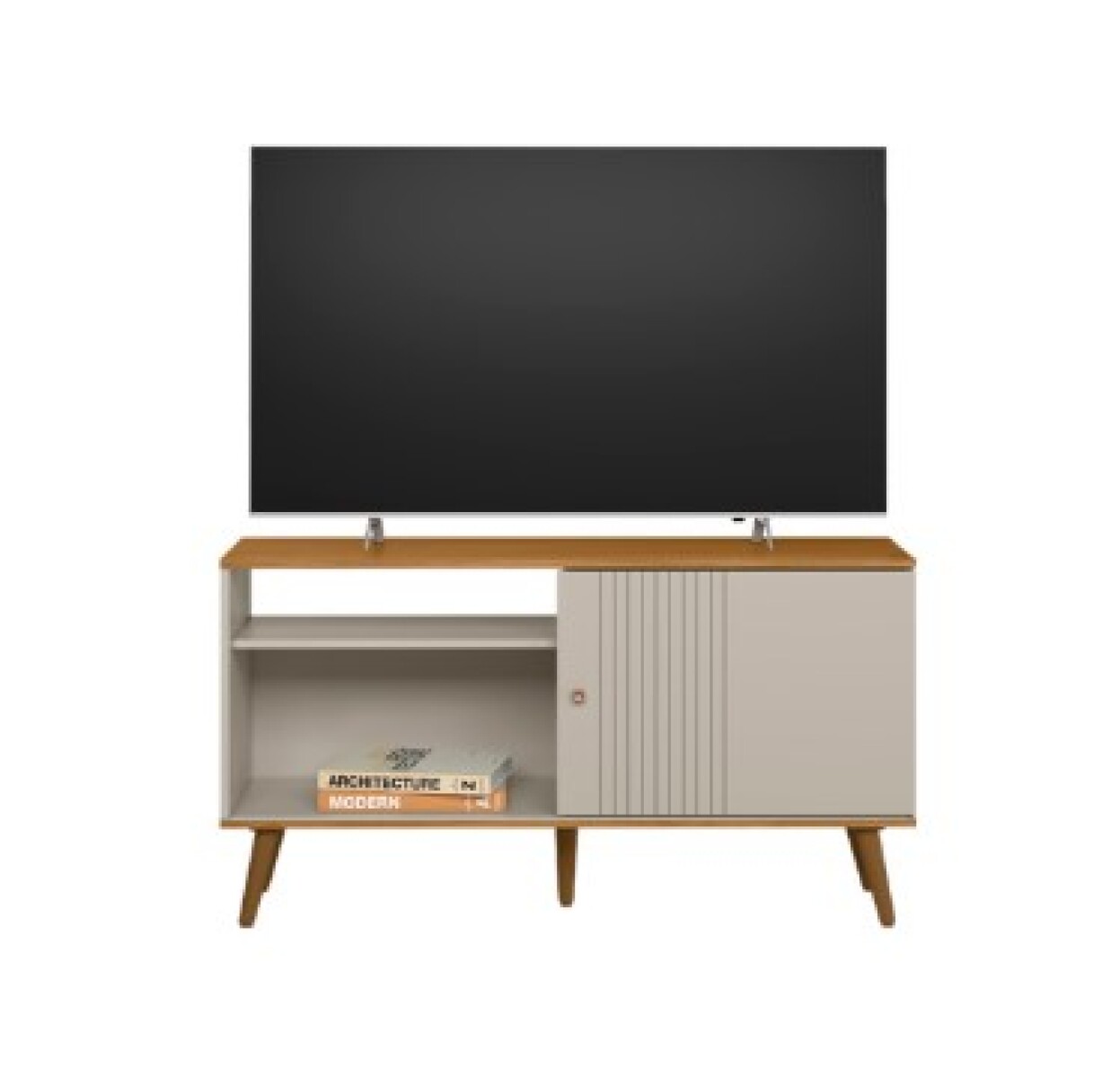 Rack para TV hasta 50″ RUBI Color Nature Off White 