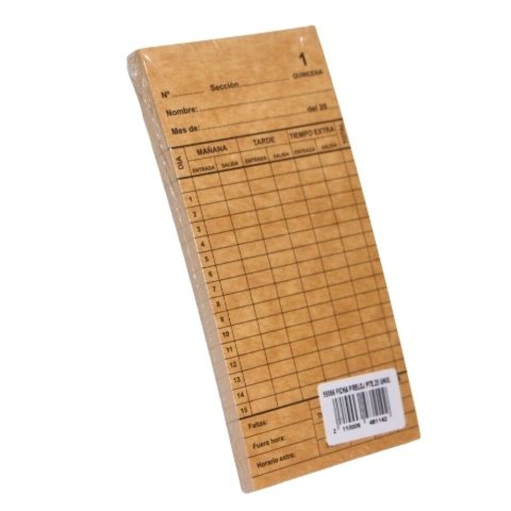 FICHA RELOJ X 25 UNIDADES FICHA RELOJ X 25 UNIDADES