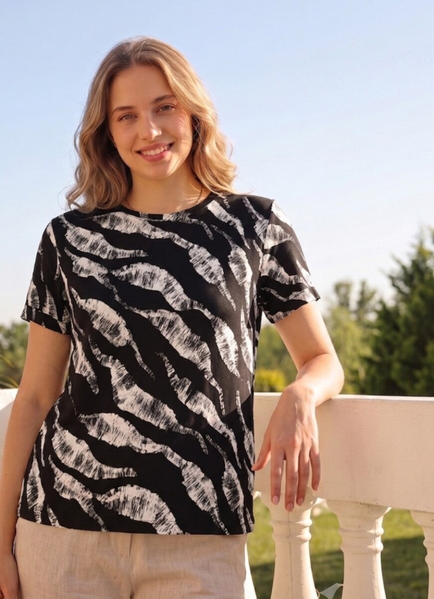 Blusa Estampada. 