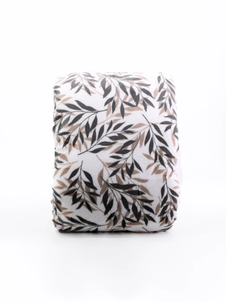MANTA SHERPA PRINT 2 PLAZAS GRIS