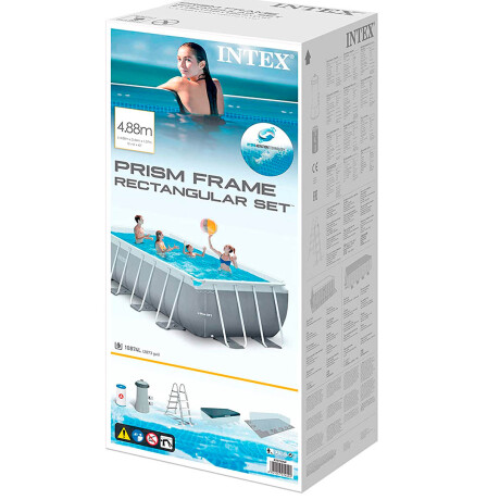 Piscina Intex Estructural 10874 L 488x244 + Bomba Inx026792