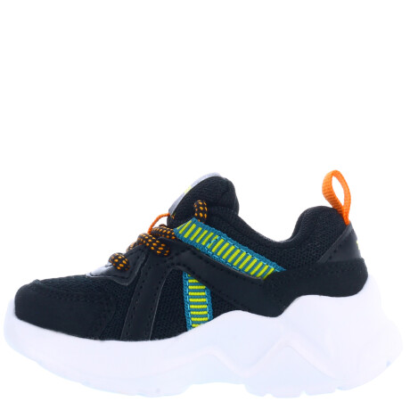 Championes Infantiles Topper Chalpa Bebe Negro - Verde - Anaranjado