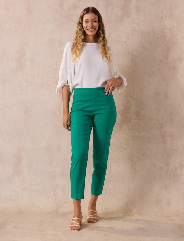 Pantalon Pull On VERDE