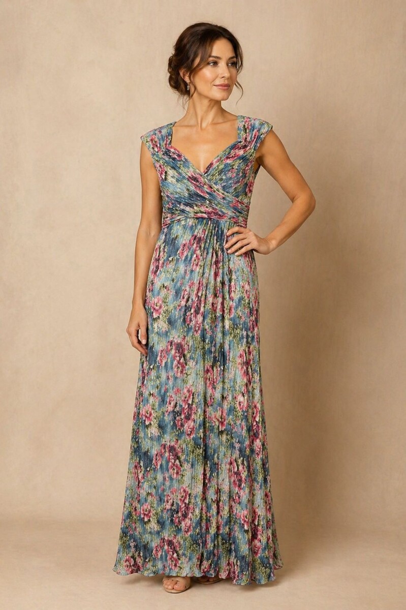 VESTIDO ADRIANNA - Baby blue 