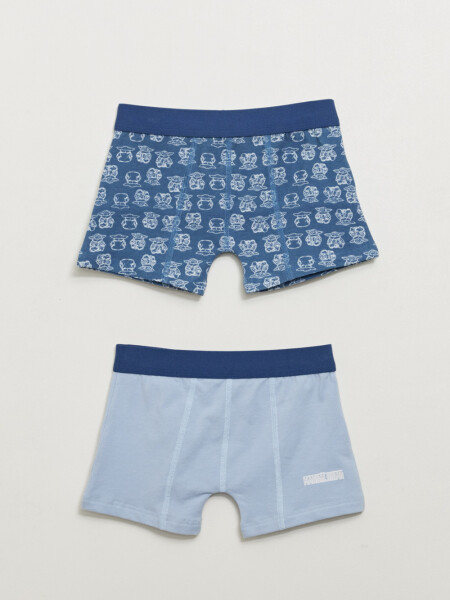 Pack X2 Boxer Grogu Azul