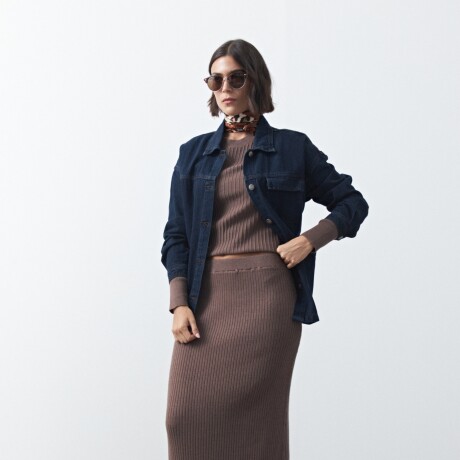 SWEATER LISE Marrón oscuro