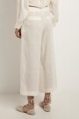 TROUSERS PLEATES CROPPED Natural