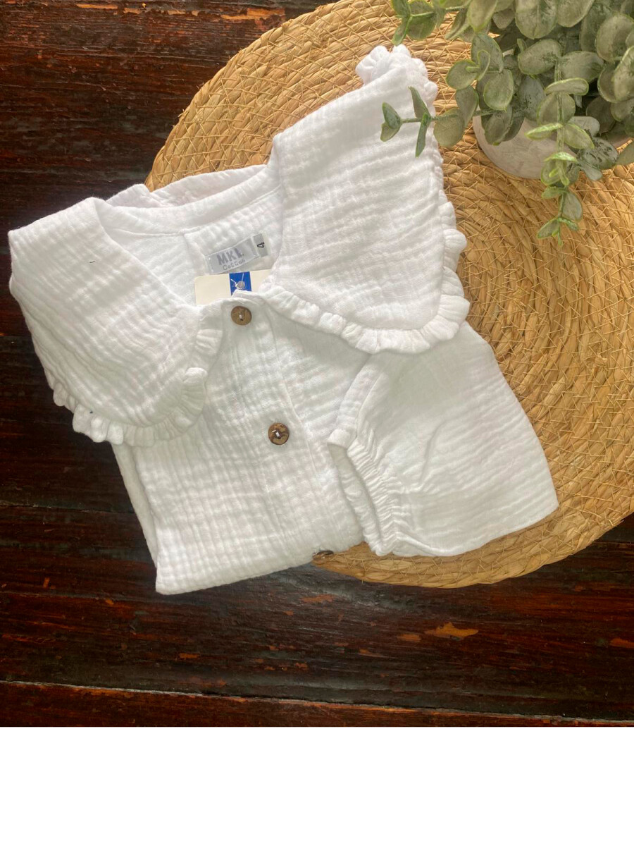 Camisa Muselina Blanca 