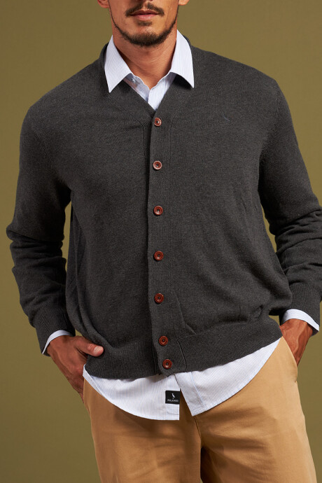 CARDIGAN ACARI POLANCO Gris Oscuro