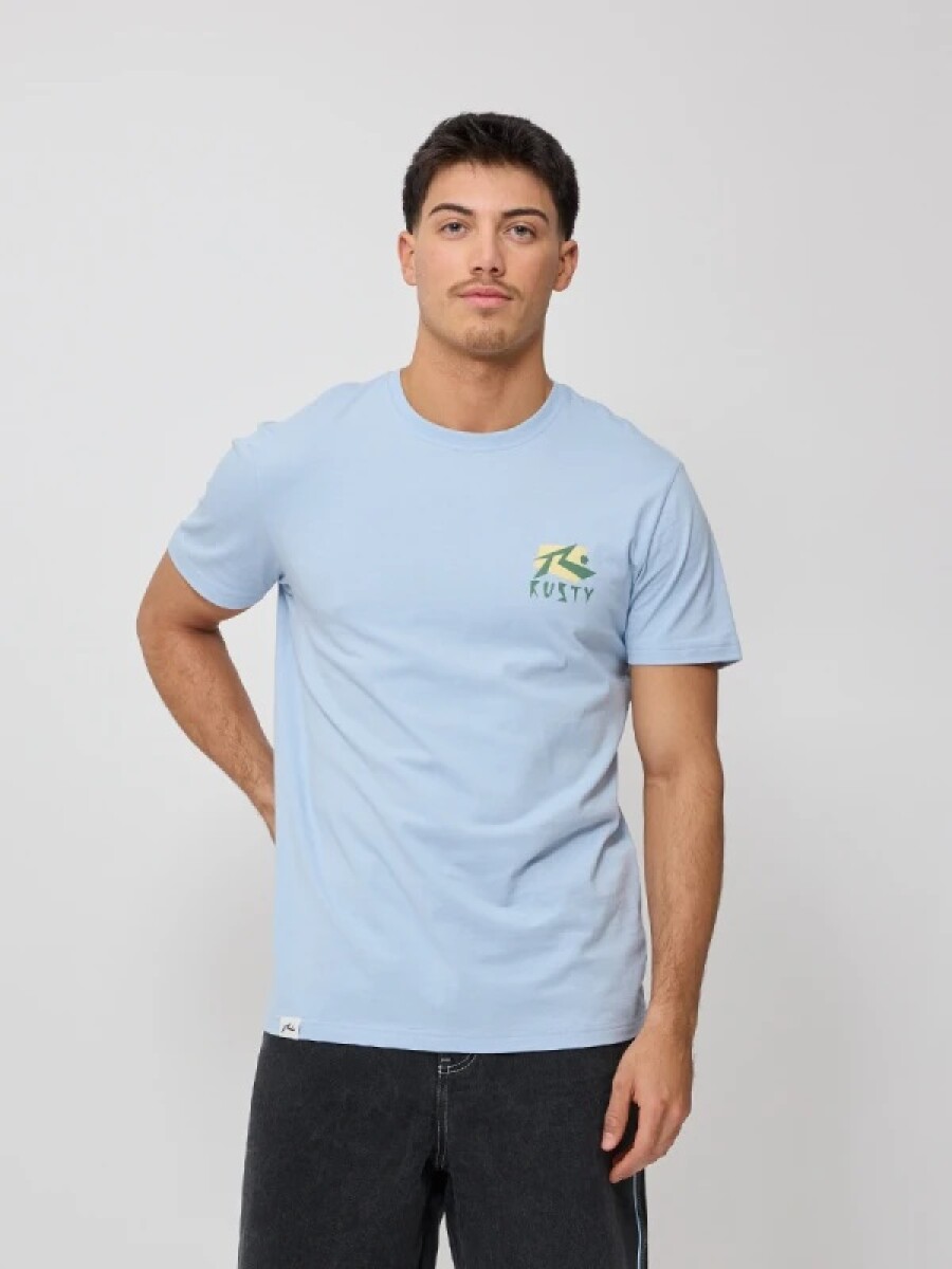 T-SHIRT RUSTY RINZA - CELESTE 