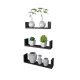 Set 3 estantes en U NEGRO