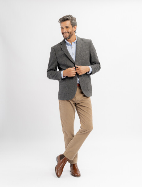 Saco de paño gris-D2