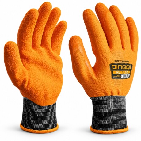 DINGQI GUANTE LATEX INDUSTRIAL XL NARANJA 250MM 55G PAR Dingqi Guante Latex Industrial Xl Naranja 250mm 55g Par