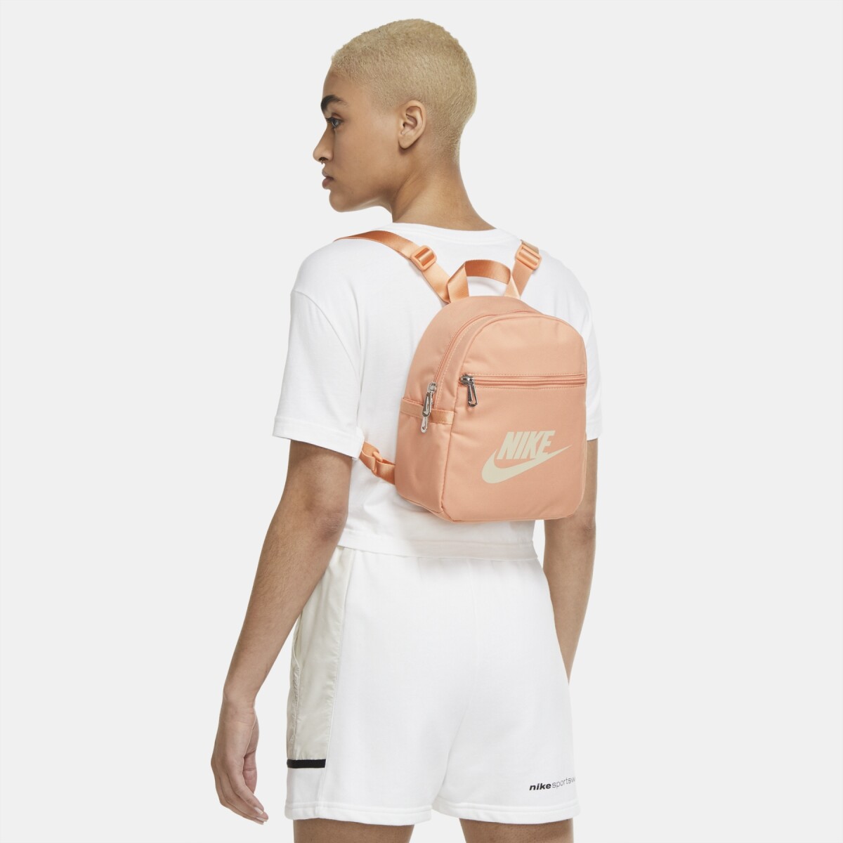 Mochila Nike Moda Dama Futura 365 Mini Bkpk Apricot - Color Único 