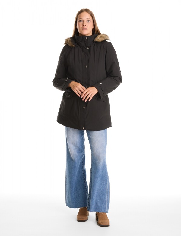 Gabardina Impermeable & Forro Termico NEGRO