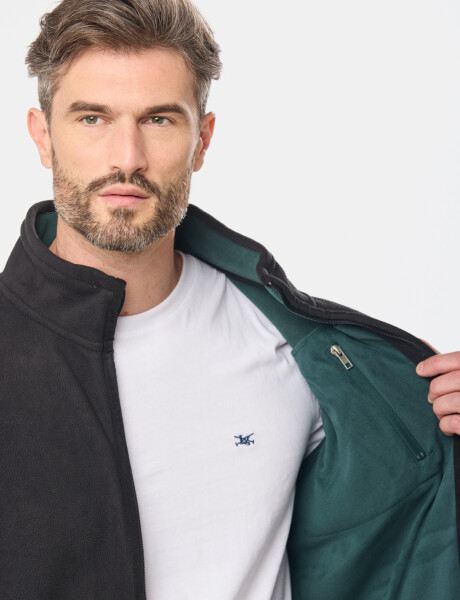 CAMPERA POLAR DE ABRIGO Negro