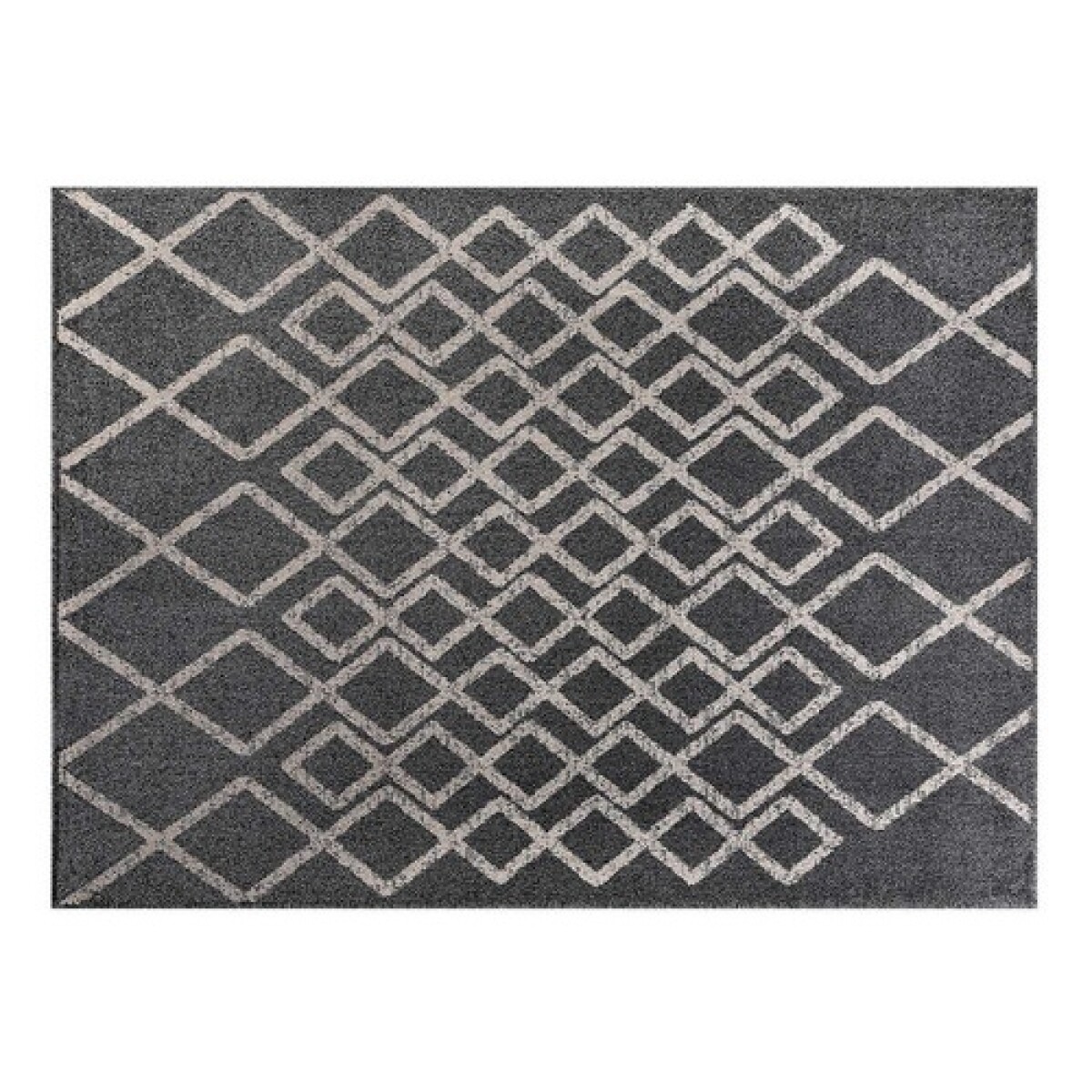 Alfombra rectangular súper suave Classic 1.50x2.00mts - Grafito Chain 