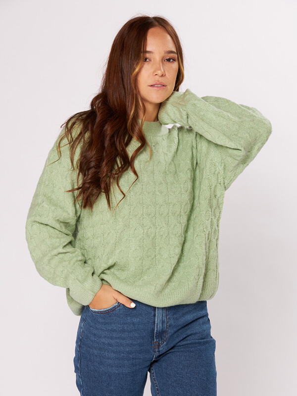 SWEATER BELEN RUSTY Verde Claro