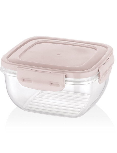 RECIPIENTE CUADRADO 500ML "COOK&LOCK" SURTIDO EN 3 COLORES CELETE, GRIS , ROSA 12x12x6.5cms RECIPIENTE CUADRADO 500ML "COOK&LOCK" SURTIDO EN 3 COLORES CELETE, GRIS , ROSA 12x12x6.5cms