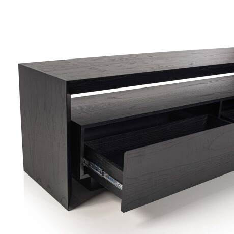 MUEBLE DE TV MDF-Y-MADERA MARRON ROSA EBANO