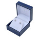 Caravanas en oro blanco 18k y brillantes Caravanas en oro blanco 18k y brillantes
