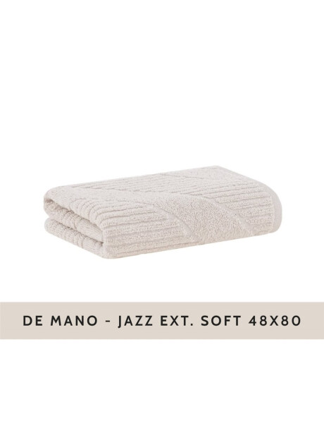 TOALLA ROSTRO JAZZ EXT SOFT BUDDEMEYER - 420G/M2 1433BEIGE 48X80 TOALLA ROSTRO JAZZ EXT SOFT BUDDEMEYER - 420G/M2 1433BEIGE 48X80