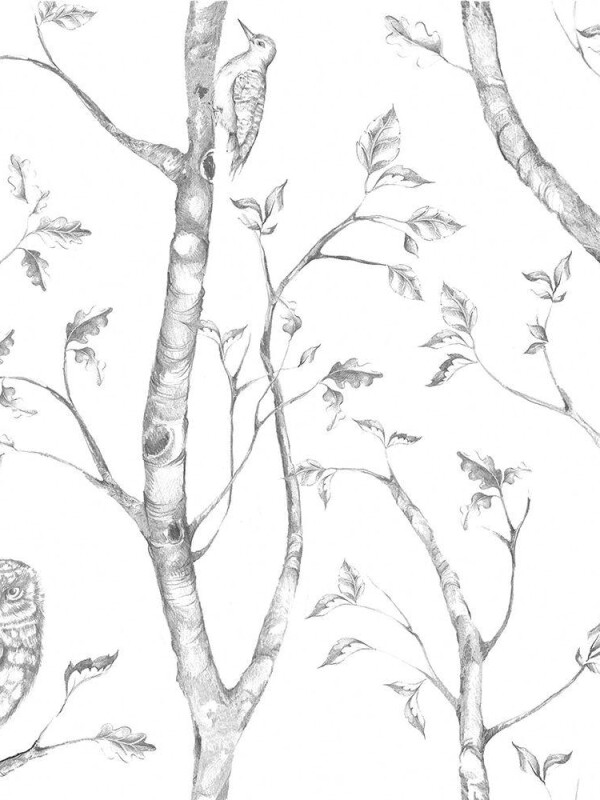 WALLPAPER AUTOADHESIVO WOODS GREY N/A