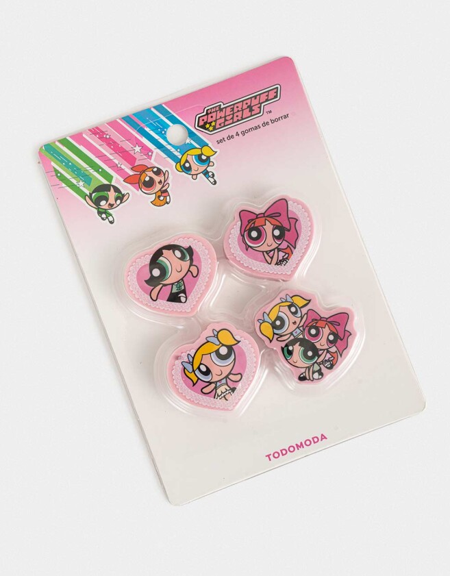 Útiles Varios Diseño propio Set De Gomas Chicas Superpoderosas - Combinacion Multicolor