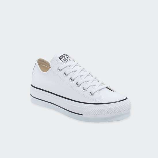 Championes Converse All Star Plataforma Blanco