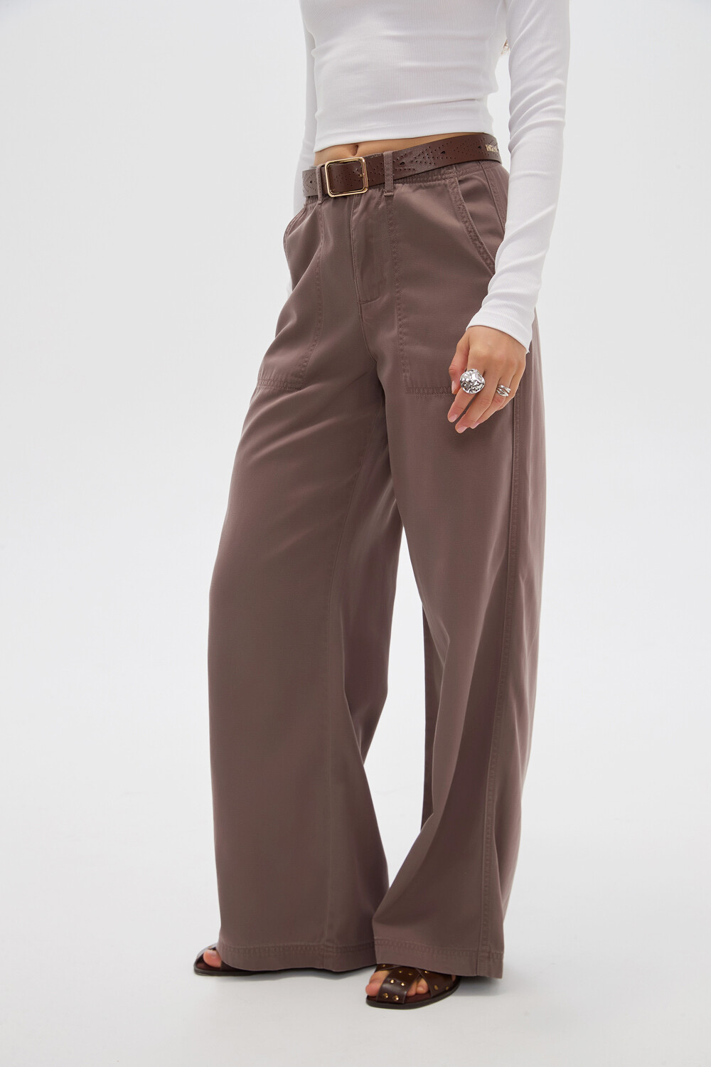 Pantalon Riop Taupe / Mink / Vison
