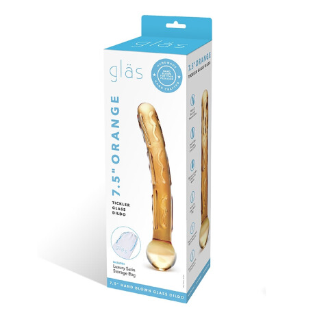 Dildo Vidrio Orange Tickler GLAS Dildo Vidrio Orange Tickler GLAS