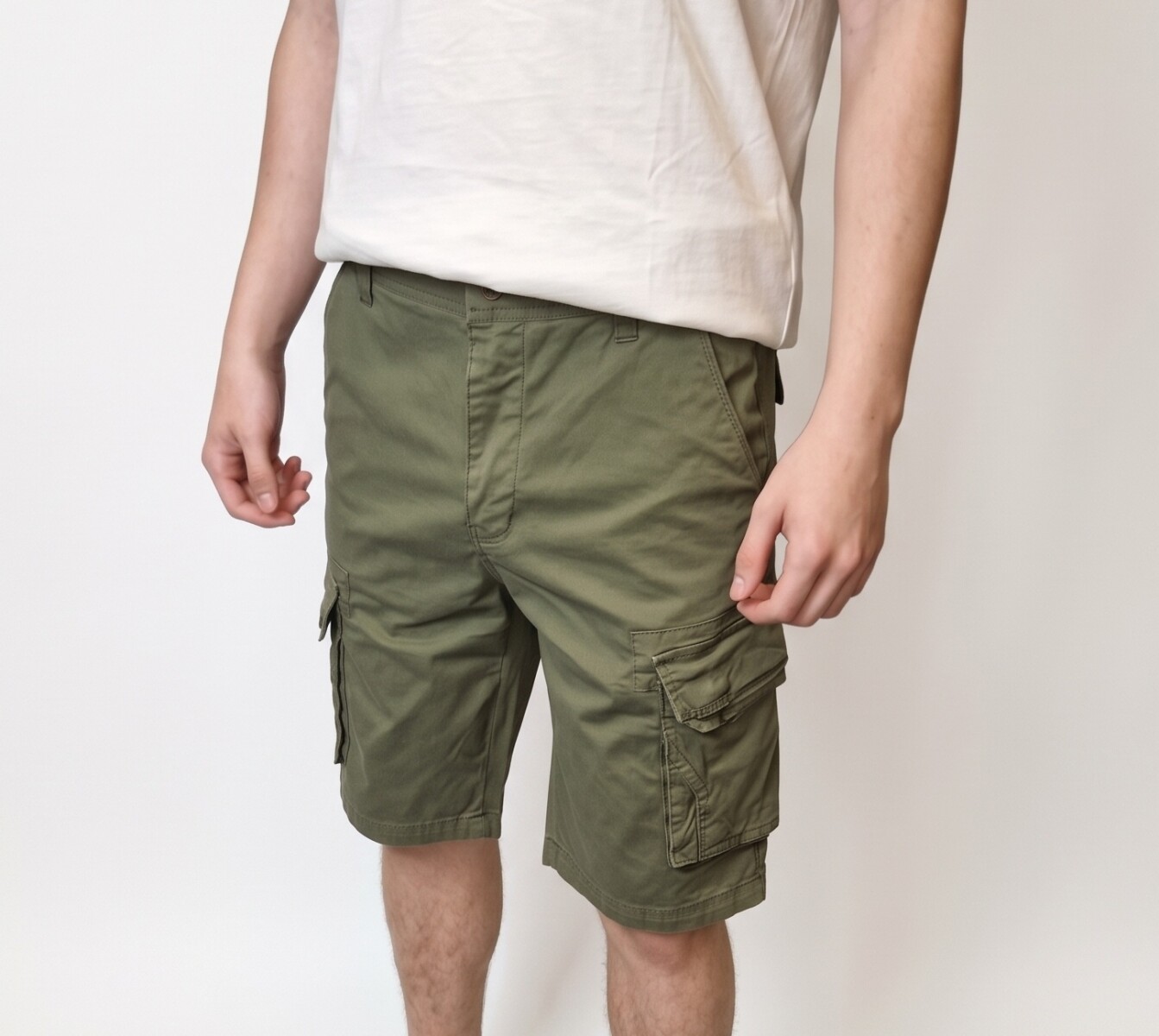 Bermuda Cargo Algodón V27 - Green 